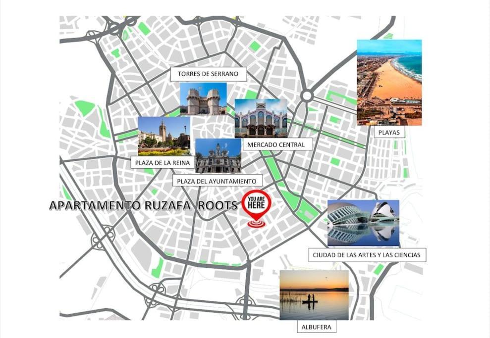Apartment Ruzafa Roots, 12 Min To Centre, Smart Tv, Wine Valencia Exterior photo